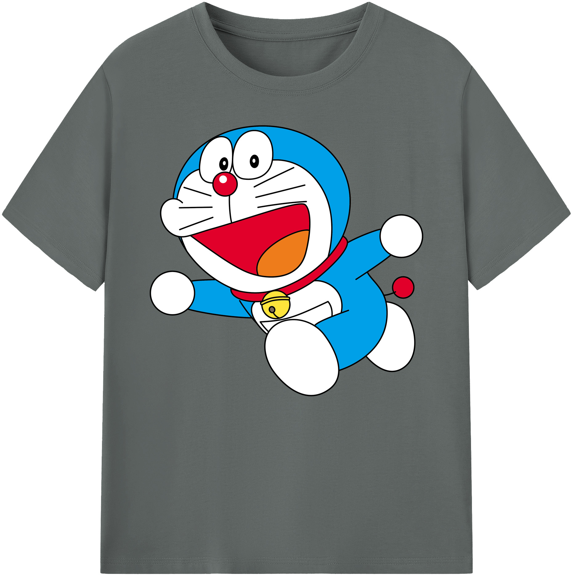 （画像用） ドラえもん Doraemon 綿100％ メンズ半袖Tシャツ｜肌触りやわらか＆通気性